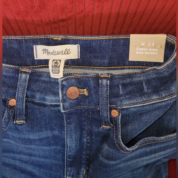 Madewell Curvy High-Rise Skinny Jeans in Lanette Wash - Picture 10 of 14
